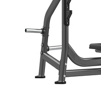 Banc plat robuste pour entraînement avec barre et haltères, banc de fitness stable pour la musculation
