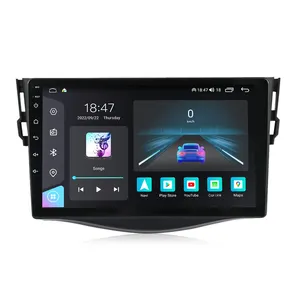M6 PRO/PRO PLUS Android 12 2K QLEDスクリーンカーラジオforToyota RAV4 2005-2013 Carplay auto Car Video Wireless