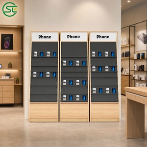 Exhibidor de Madera para Accesorios de Teléfono, Estante para Tienda de Celulares, Vitrina para Teléfonos Móviles, Muebles para Tienda Minorista - Product Image 6