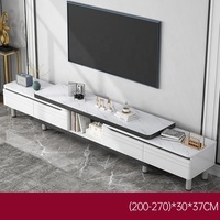 Ensemble moderne de grand meuble de télévision en bois avec rangement et table basse Mobilier de salon et de chambre à coucher de style panneau pour la maison ou l'hôtel
