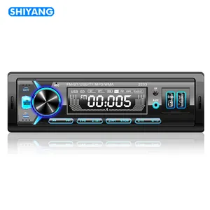 Stereo tek Din, BT ses ve eller serbest arama, USB bağlantı noktası, AUX girişi, FM radyo alıcısı araba MP3 oyuncu