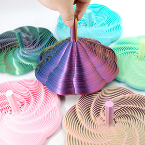 Nuovo Giocattolo Antistress Creativo da Scrivania <span class=keywords><strong>Frozen</strong></span> 3D Stampato in PLA, <span class=keywords><strong>Puzzle</strong></span> Cinetico a Forma di Torre di Ravanelli a Spirale, Gadget per Bambini e Adulti - Product Image 2