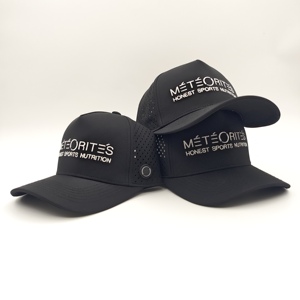 Tactical Performance 5 Panel Golf <b>Cap</b> Custom Embroidery Logo Low MOQ OEM Laser Perforated <b>Quick</b> <b>Dry</b> Waterproof Athletic Headwear - Product Image 4