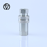 Raccord rapide de tuyau hydraulique en acier au carbone ISOA 1/2 pouces pour tracteurs hydrauliques