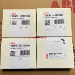   Relais terminal 1Sna610121R2000 Rb122Av 24Vac DC 1 contact sans contact 10A Courant nominal - Product Image 5