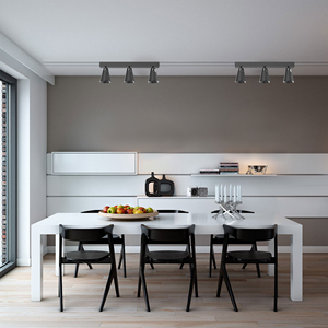 Lampu langit-langit LED liontin dapat diatur, lampu sorot gantung Modern dapat ditarik untuk ruang makan, Area dapur Bar - Product Image 6