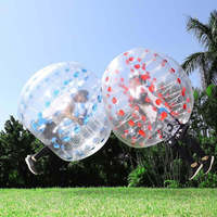 Ballon à bulles de football en Chine, ballon pare-chocs, ballon à bulles gonflable pour enfants 1.2m 0.8mm TPU
