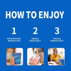 Poudre d'électrolytes OEM : Énergie et extraits végétaux en poudre, compléments nutritionnels, poudre instantanée aromatisée aux fruits - Product Image 4