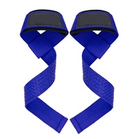 Sangles de levage de force de musculation Support de poignet rembourré Sangles de levage de poids en silicone antidérapantes pour hommes et femmes