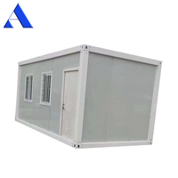 Bureau conteneur industriel préfabriqué de 3m, 6m, 7m de longueur avec installation rapide, emballage plat, toilettes/douche en option