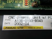 Japón original 180i-W fanuc cnc controlador A13B-0193-B043 A08B-0082-D043