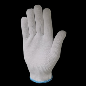 Guantes de trabajo, protectores, resistentes al desgaste, antideslizantes, hechos de algodón puro, hilo de algodón blanco grueso, nailon, aptos para hombre - Product Image 5