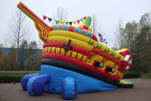 Glissière gonflable de <span class=keywords><strong>bateau</strong></span> de <span class=keywords><strong>pirate</strong></span> de nouveau jeu pour des adultes et des enfants avec la conception faite sur commande - Product Image 2