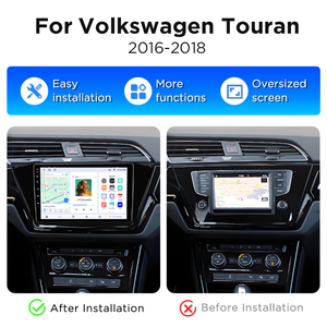 Junsun Wireless Android Carplay Car Radio for Volkswagen Touran 2016-2018 Auto Bluetooth GPS Navigation <b>System</b> Car <b>Stereo</b> - Product Image 2