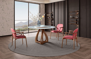 Modern Luxury Natural <strong>Oak</strong> Modern Home Furniture Room Metal Base Round Wood <strong>Dining</strong> Tables Round <strong>Dining</strong> Table <strong>Set</strong> <strong>4</strong> <strong>Chairs</strong> - Product Image 6