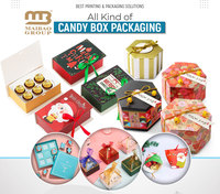 Emballage de noix en carton de luxe avec diviseur de papier Boîte à biscuits Ramadan Candy Date, Boîte cadeau en papier d'emballage de dates