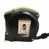 Ruban à mesurer en acier de haute précision 5m avec logo personnalisé Nouveau système métrique Étui en cuir Ruban à mesurer professionnel en plastique PVC ABS