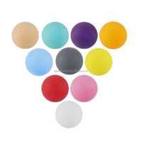 Balle de tennis de table durable, professionnelle, haute élasticité, PP, rouge, rose, verte, bleue, 40 mm, colorée