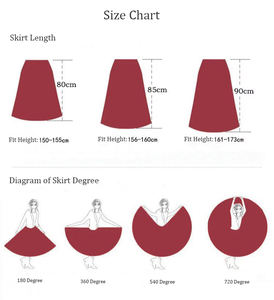 Jupe Longue en Chiffon 720 Degrés pour Femmes, Tenue d'Entraînement de Ballet et Danse Tzigane, Assortiment de Jupes de Danse Longues, Robes de Scène pour Femmes - Product Image 2