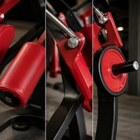 Machine à exercices de pectoraux assis professionnelle pour salle de sport, en acier robuste, avec coussinets pour les bras et siège