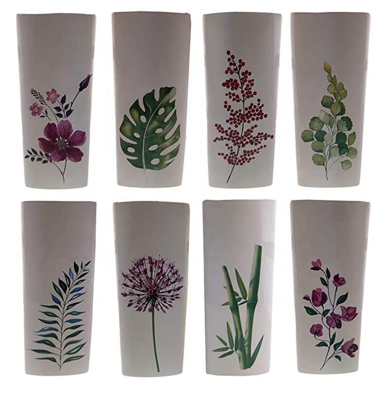 Симпатичный увлажнитель воздуха с цветочным принтом для дома, керамический подвесной увлажнитель воздуха в бутылке