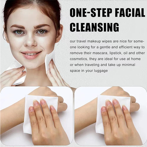 Lingettes démaquillantes à l'eau <span class=keywords><strong>micellaire</strong></span> biodégradable BAIXUN, étiquette privée personnalisée - Product Image 5