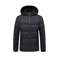 Blouson d'hiver personnalisé pour homme, style bomber, en toile épaisse, décontracté, à capuche, avec logo frontal, fournisseur en gros
