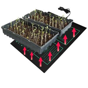 XHC F143 Style simple 20*20,75 pouces Double écran PVC Tapis chauffants électriques à contrôle de chaleur certifiés MET Chauffage d'intérieur pour jardinage - Product Image 4