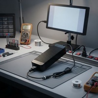 Adaptateur d'alimentation à découpage 24V 12A, entrée 100-240V, certifié CE FCC SAA pour imprimante 3D, moniteur, moteur, écran LED