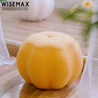 WISEMAX meubles canapés de salon petit tabouret ottoman rond décoration de maison pouf rond moderne pouf pouf pouf paresseux citrouille