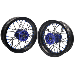 Jeu de roues à rayons en aluminium sans chambre à air 21/18/17 pour KTM SMC 690/pour Husqvarna 701/pour GasGas <span class=keywords><strong>700</strong></span> - Product Image 3