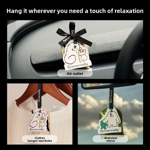 Emma Molly <span class=keywords><strong>Momo</strong></span> Cloud Sticky Notes Désodorisant de voiture en sachet parfumé sans alcool en papier, parfum longue durée - Product Image 4