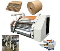 Ligne de production de carton ondulé 2 plis, machine à carton ondulé simple face 2 plis, ligne de production automatique de carton ondulé 2 plis