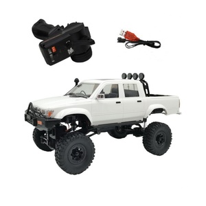 Camion Crawler 4x4 WPL C-64-1 2.4G RC 4 Canaux en Métal avec Câble USB, Voiture Télécommandée de Simulation Tout-Terrain 1/16 - Product Image 1