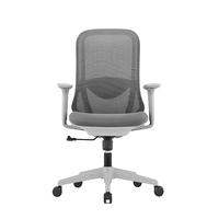 Nouvelle chaise de bureau ergonomique en maille de qualité commerciale, moderne et luxueuse, avec accoudoirs réglables et hauteur réglable