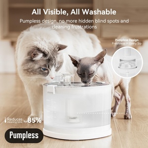 Bebedero Automático para Gatos con Accionamiento Magnético y Sensor, Diseño Moderno y Sólido, Estilo Portátil - Product Image 2