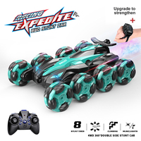 Haute qualité personnalisé Six roues 6WD bras oscillant RC dérive véhicule de course lumière musique geste de la main télécommande Experts chargeur