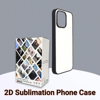 Coques de Téléphone Vierge à Sublimation 2D en TPU avec Plaque en Aluminium, pour Impression Personnalisée par Sublimation pour iPhone 16