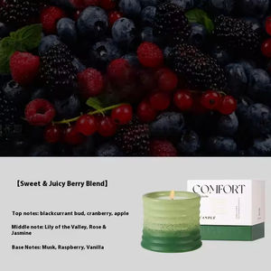 Bougie d'aromathérapie en cire de soja créative, haute valeur esthétique, sans fumée, parfumée, ornements en céramique simples pour chambre, salon, Noël - Product Image 6