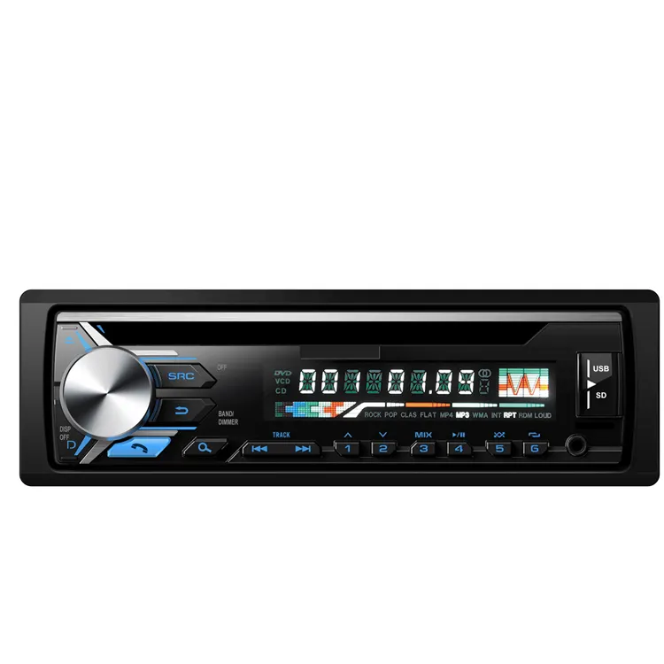 Painel fixo do carro dvd piayer com rádio fm, áudio mp3