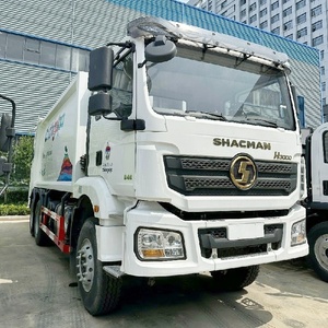 รถบรรทุกขยะดีเซล Shacman H3000 เกียร์ธรรมดา สภาพใหม่ รถขนส่งขยะ - Product Image 1