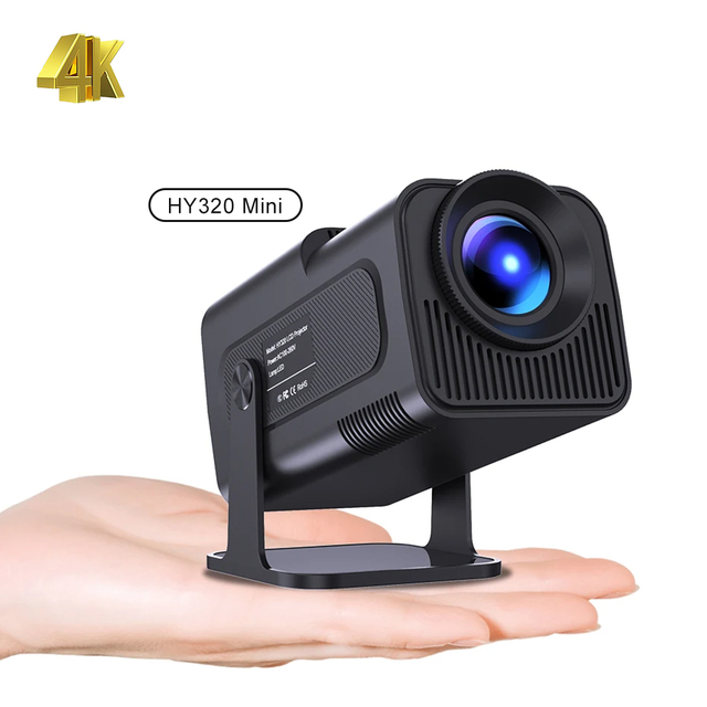HY320 & HY320 Mini Outdoor Full Hd 1080P Home Theater Projector Proyector 4K Mini Smart Android Portable MINI Projector 4K