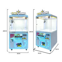Machine à griffes commerciale pour peluches, style coréen, à monnayeur, distributeur de prix d'arcade pour centre commercial et salle de jeux, certifiée CE