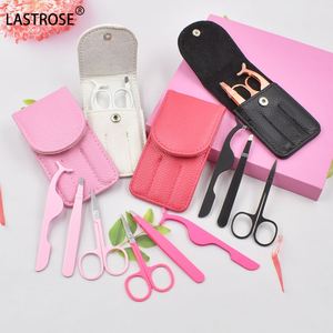 Pince à épiler et ciseaux pour extensions de cils, applicateur de cils et sourcils en acier inoxydable, kit d'outils cosmétiques pour faux cils - Product Image 5