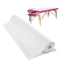 Draps de lit jetables doux 20 g/m², draps de lit de spa, draps de massage non tissés avec trou pour le visage