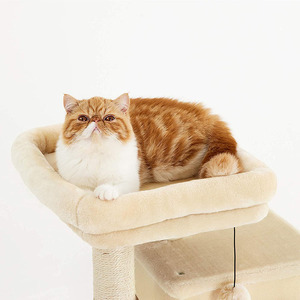 Piattaforma gialla Multi livello per Scratching Post grande torre per gatti condomini per animali domestici casa per giochi - Product Image 3