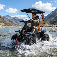Scooter électrique pliable tout-terrain 60V 50Ah avec batterie au lithium, 4 roues, moteur quad, pour personnes âgées, scooter de mobilité pour adultes