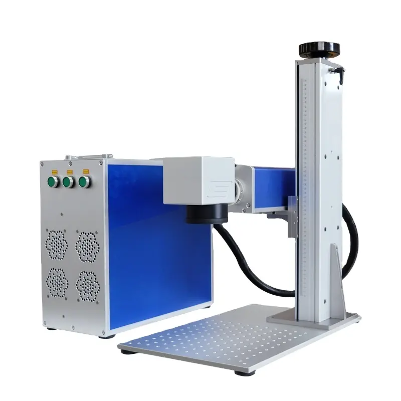 fiber laser marking machines 50w 30w 20w price large size 3d crystal laser engraving machine