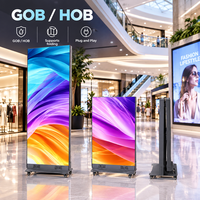 Affichage numérique intérieur 55 pouces et écran d'affichage d'affiches Écran LED P2 mm Panneau LED mobile Pantalla pour centre commercial