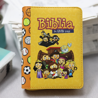 Bible Sainte KJV personnalisée en gros avec couverture souple en PU, motif et logo personnalisés, gaufrage et impression de la Bible anglaise